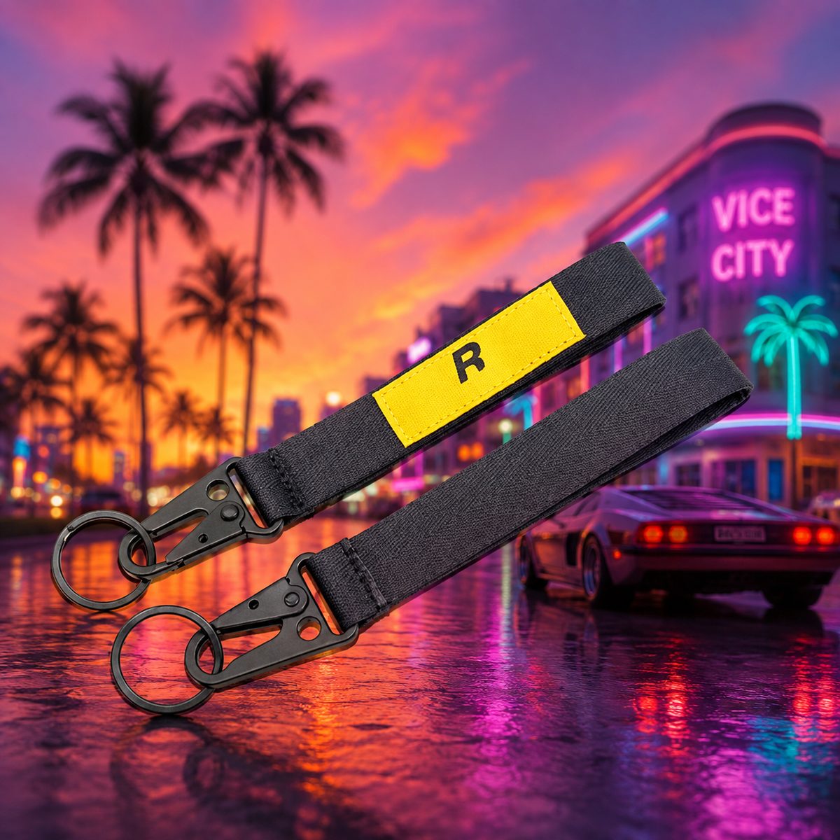 GTA VI Vice City Collectible Keychain 🌴