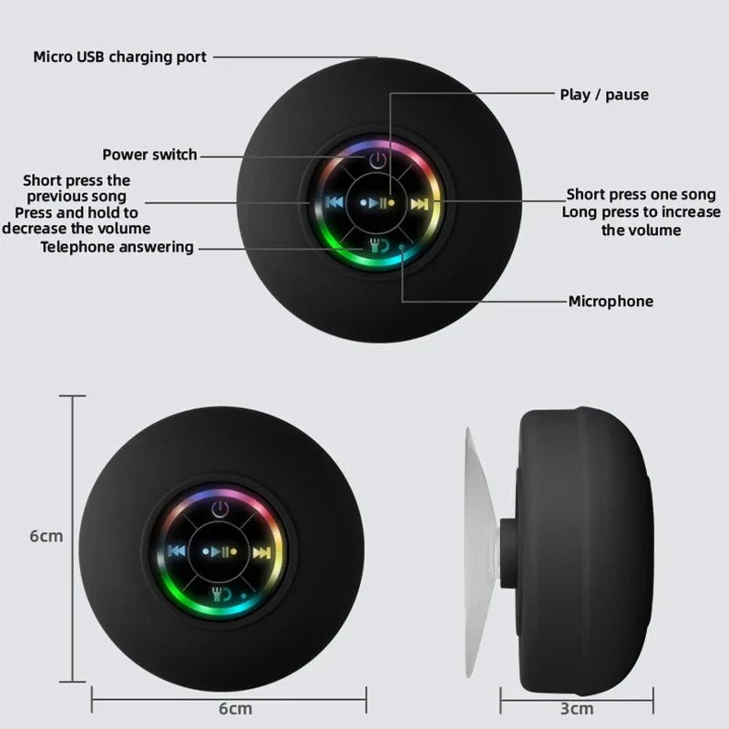 Mini Bluetooth Waterproof Speaker