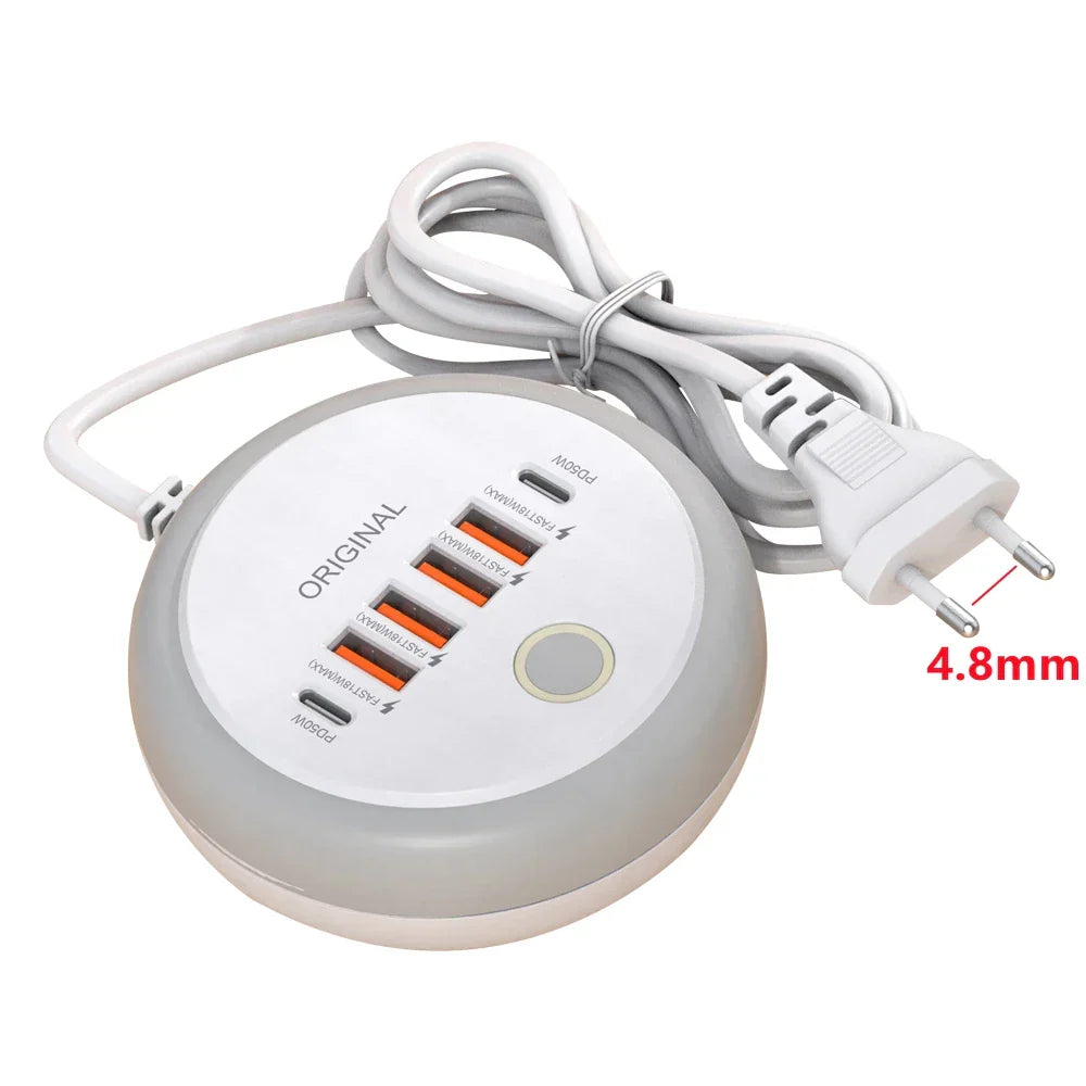 Multi-Port USB Charger Power Strip