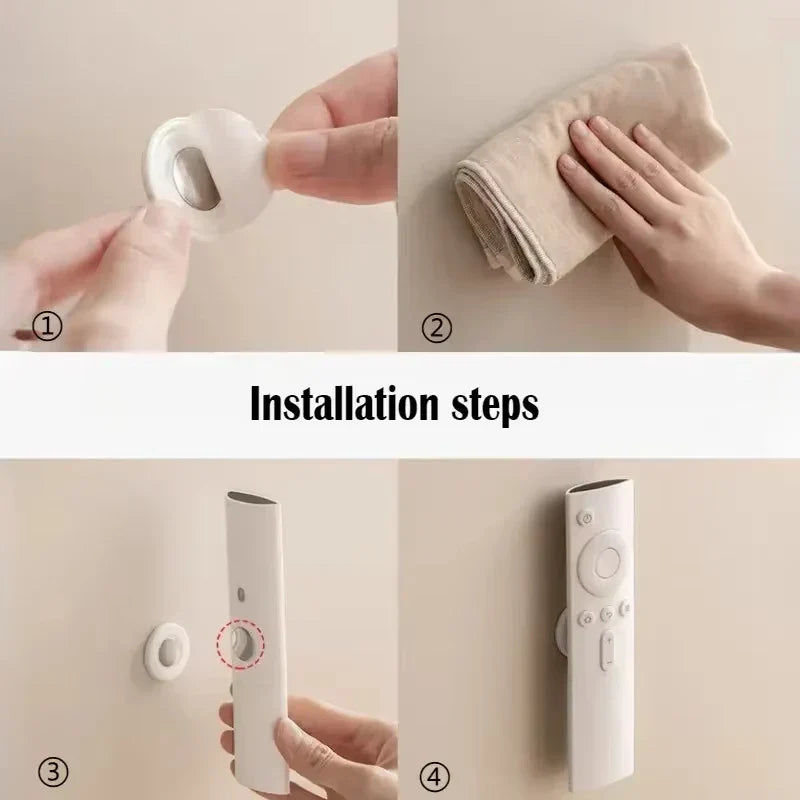 No-Drill Magnetic Remote Holder