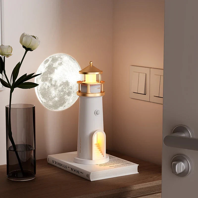 Moon Lamp Projection Lighthouse